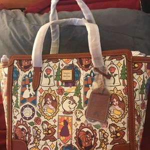 Dooney and Bourke Beauty and the Beast Large Tote